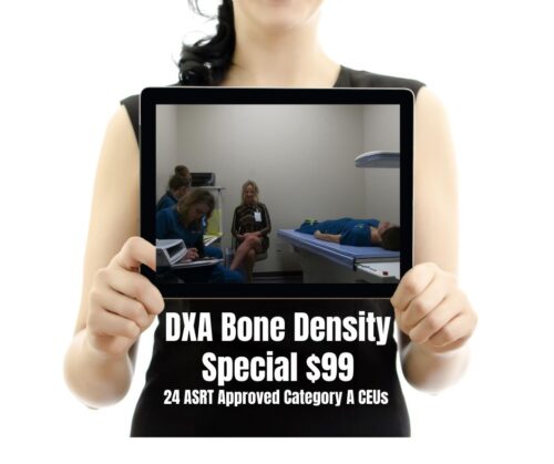 DXA Bone Densisty 24 ASRT APPROVED CEUs One Package $99